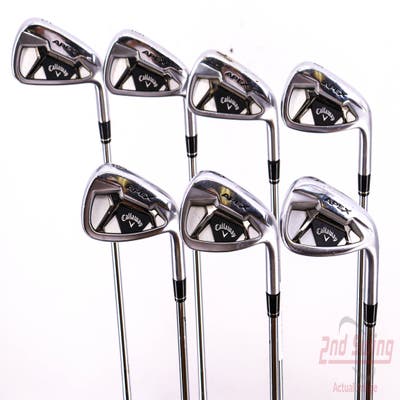 Callaway Apex 21 Iron Set 5-PW AW True Temper Elevate ETS 95 Steel Stiff Right Handed 37.5in