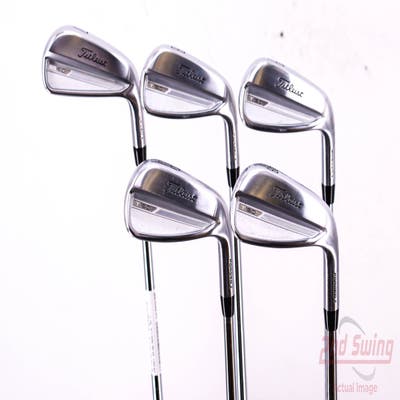 Mint Titleist 2023 T150 Iron Set 7-PW AW Dynamic Gold AMT X100 Steel X-Stiff Right Handed 37.0in