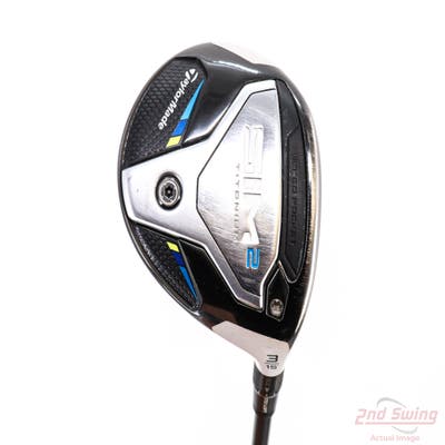 TaylorMade SIM2 Titanium Fairway Wood 3 Wood 3W 15° MCA Tensei AV Blue Raw 75 Graphite X-Stiff Right Handed 43.5in