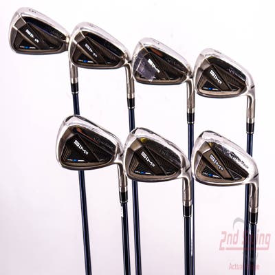 TaylorMade SIM2 MAX Iron Set 5-PW AW Fujikura Ventus Blue 6 Graphite Regular Right Handed 38.5in