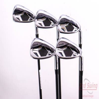 Ping G430 Iron Set 7-PW AW ALTA CB Black Graphite Regular Right Handed Blue Dot 38.5in