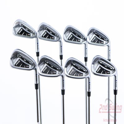 Ping I20 Iron Set 3-PW True Temper Dynamic Gold S300 Steel Stiff Right Handed Blue Dot 38.0in