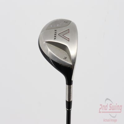 TaylorMade V Steel Fairway Wood 3 Wood 3W 15° TM M.A.S.2 Graphite Stiff Right Handed 43.0in