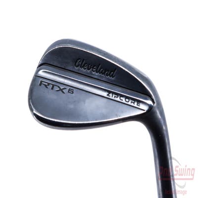 Cleveland RTX 6 ZipCore Black Satin Wedge Gap GW 50° 10 Deg Bounce FST KBS Tour Steel Stiff Right Handed 35.5in