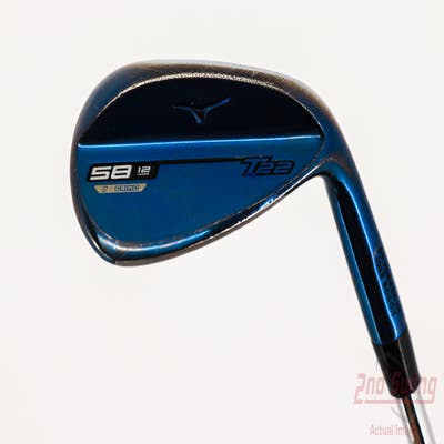 Mizuno T22 Blue Wedge Lob LW 58° 12 Deg Bounce D Grind Nippon NS Pro Modus 3 Tour 105 Steel Regular Right Handed 35.75in