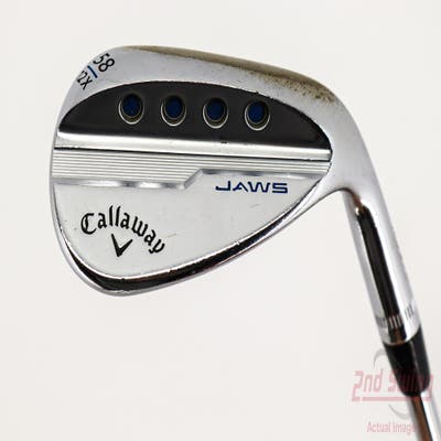 Callaway Jaws MD5 Platinum Chrome Wedge Lob LW 58° 12 Deg Bounce X Grind Nippon Pro Modus 3 115 Wedge Steel Wedge Flex Right Handed 35.25in