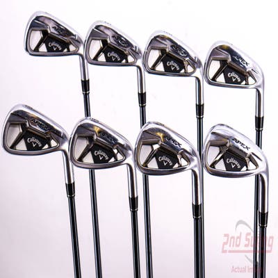 Callaway Apex 21 Iron Set 4-PW AW UST Mamiya Recoil Dart 75 Graphite Regular Right Handed 38.0in