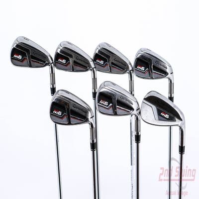 TaylorMade M6 Iron Set 5-PW AW FST KBS MAX 85 Steel Stiff Right Handed 38.75in