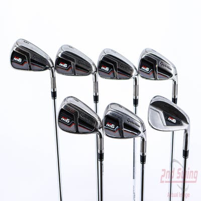 TaylorMade M6 Iron Set 5-PW AW FST KBS MAX 85 Steel Regular Right Handed 38.75in