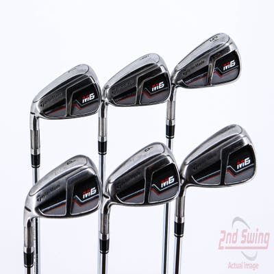 TaylorMade M6 Iron Set 5-PW FST KBS MAX 85 Steel Regular Left Handed 38.75in