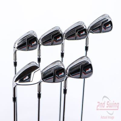 TaylorMade M6 Iron Set 5-PW AW FST KBS MAX 85 Steel Regular Left Handed 39.0in