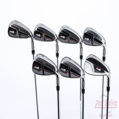 TaylorMade M6 Iron Set 5-PW AW FST KBS MAX 85 Steel Stiff Right Handed 38.75in