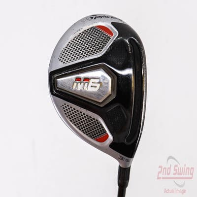 TaylorMade M6 Fairway Wood 3 Wood 3W 15° Fujikura ATMOS 6 Orange FW Graphite Stiff Right Handed 43.0in