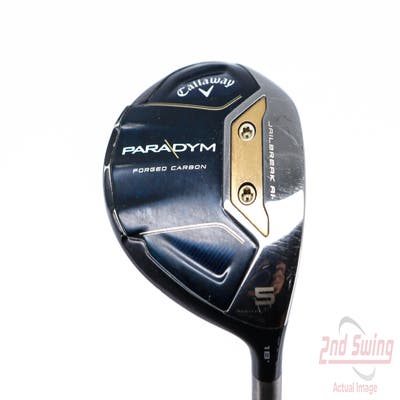 Callaway Paradym Fairway Wood 5 Wood 5W 18° PX HZRDUS Silver Gen4 60 Graphite Regular Right Handed 42.5in