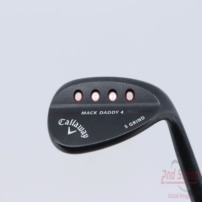 Callaway Mack Daddy 4 Black Wedge Lob LW 60° 10 Deg Bounce S Grind Dynamic Gold Tour Issue 115 Steel Stiff Right Handed 34.5in