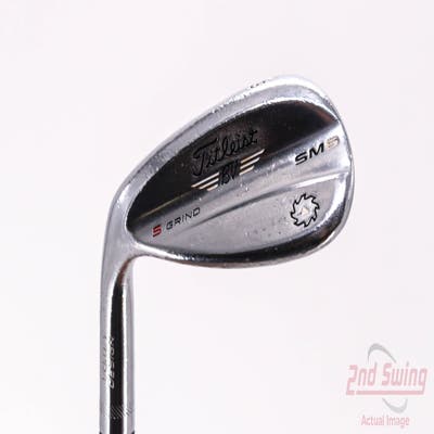 Titleist Vokey SM6 Tour Chrome Wedge Lob LW 58° 10 Deg Bounce S Grind SM6 BV Steel Wedge Flex Left Handed 35.25in