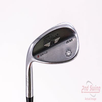 Titleist Vokey SM6 Tour Chrome Wedge Sand SW 54° 10 Deg Bounce S Grind SM6 BV Steel Wedge Flex Left Handed 35.5in