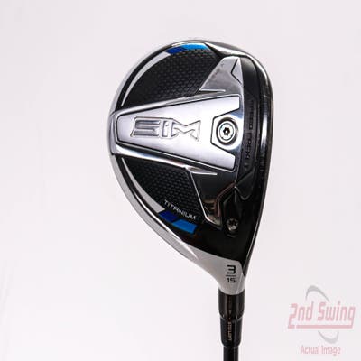 TaylorMade SIM Ti Fairway Wood 3 Wood 3W 15° MCA Diamana F Limited 75 Graphite Stiff Right Handed 43.25in