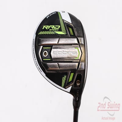 Cobra RAD Speed Fairway Wood 3 Wood 3W 14.5° Fujikura Motore X F3 6 Graphite Regular Right Handed 42.75in