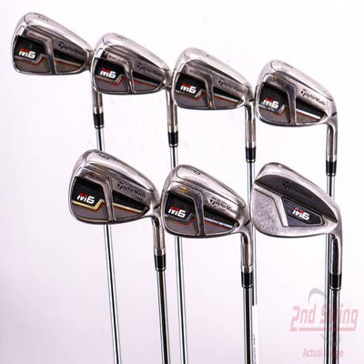 TaylorMade M6 Iron Set 5-PW AW FST KBS MAX 85 Steel Regular Right Handed 38.5in