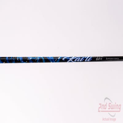 Used W/ Cobra RH Adapter Mitsubishi Rayon Kai'li Blue 60g Driver Shaft Regular 43.75in