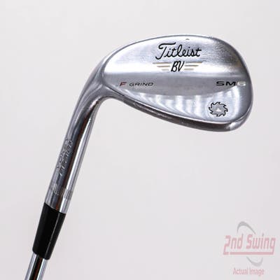 Titleist Vokey SM6 Tour Chrome Wedge Sand SW 56° 14 Deg Bounce F Grind SM6 BV Steel Wedge Flex Left Handed 35.0in