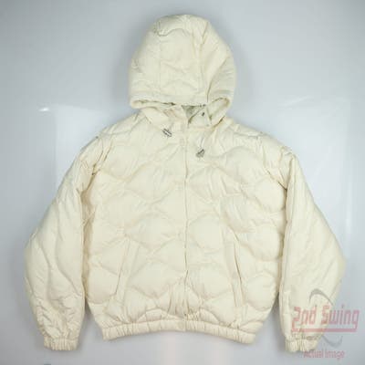 New Womens Ralph Lauren RLX Jacket Medium M Cream MSRP $334