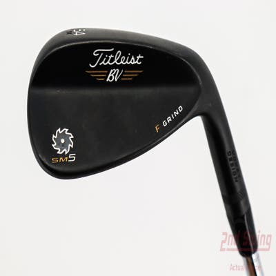 Titleist Vokey SM5 Raw Black Wedge Sand SW 54° 14 Deg Bounce F Grind Stock Steel Shaft Steel Wedge Flex Right Handed 35.5in