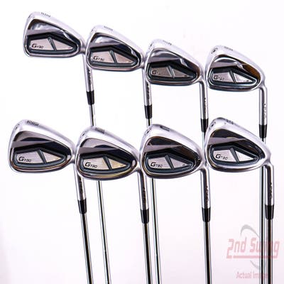 Ping G730 Iron Set 5-PW AW GW Dynamic Gold Mid 100 Steel Regular Right Handed Black Dot 39.0in