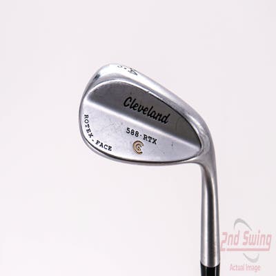 Cleveland 588 RTX Satin Chrome Wedge Lob LW 64° 10 Deg Bounce True Temper Dynamic Gold Steel Wedge Flex Right Handed 35.5in