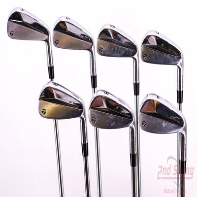 TaylorMade P7MB Iron Set 5-PW True Temper Dynamic Gold X100 Steel X-Stiff Right Handed 37.75in