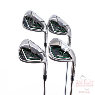 TaylorMade Rocketballz HP Iron Set 8-PW AW TM RBZ 65 Steel Stiff Right Handed 37.0in