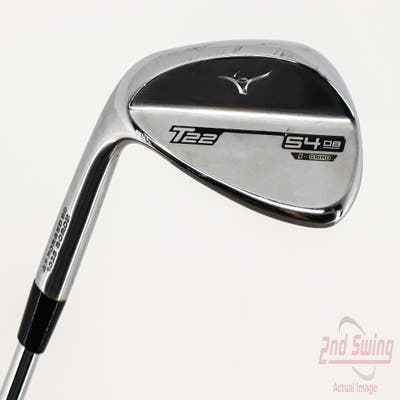 Mizuno T22 Satin Chrome Wedge Sand SW 54° 8 Deg Bounce D Grind Dynamic Gold Tour Issue S400 Steel Stiff Left Handed 35.25in