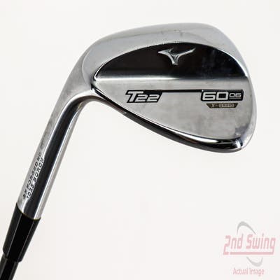 Mizuno T22 Satin Chrome Wedge Lob LW 60° 6 Deg Bounce X Grind True Temper DG S200 Onyx Steel Stiff Left Handed 35.5in