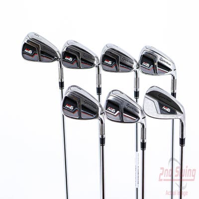 TaylorMade M6 Iron Set 5-PW AW FST KBS MAX 85 Steel Regular Right Handed 38.75in