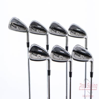 Ping S58 Iron Set 4-PW Stock Steel Shaft Steel Regular Right Handed Black Dot 38.0in