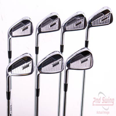 TaylorMade P760 Iron Set 4-PW Dynamic Gold Tour Issue X100 Steel X-Stiff Left Handed 37.75in