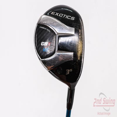 Tour Edge Exotics CBX 119 Fairway Wood 3 Wood 3W 15° Project X EvenFlow Blue 65 Graphite Regular Right Handed 43.5in