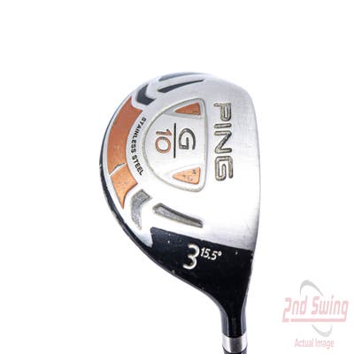 Ping G10 Fairway Wood 3 Wood 3W 15.5° Stock Graphite Shaft Graphite Regular Right Handed 43.5in