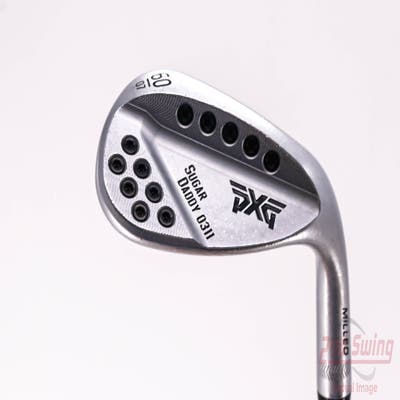 PXG 0311 Sugar Daddy Milled Chrome Wedge Lob LW 60° 7 Deg Bounce Stock Steel Shaft Steel Wedge Flex Right Handed 35.5in