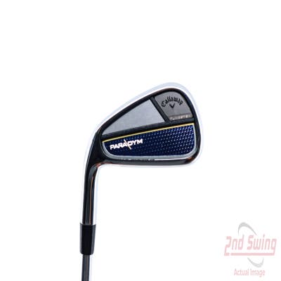 Callaway Paradym Single Iron 7 Iron Project X IO 6.0 Steel Stiff Left Handed 37.5in