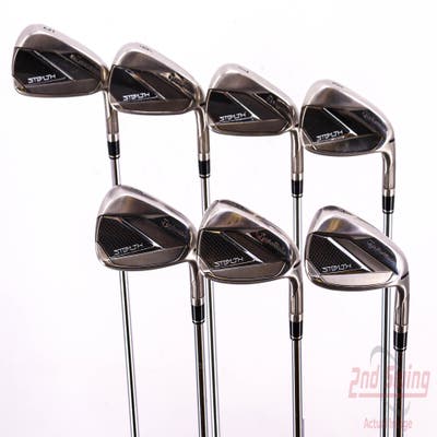 TaylorMade Stealth Iron Set 5-PW AW FST KBS MAX 85 MT Steel Regular Right Handed 38.5in