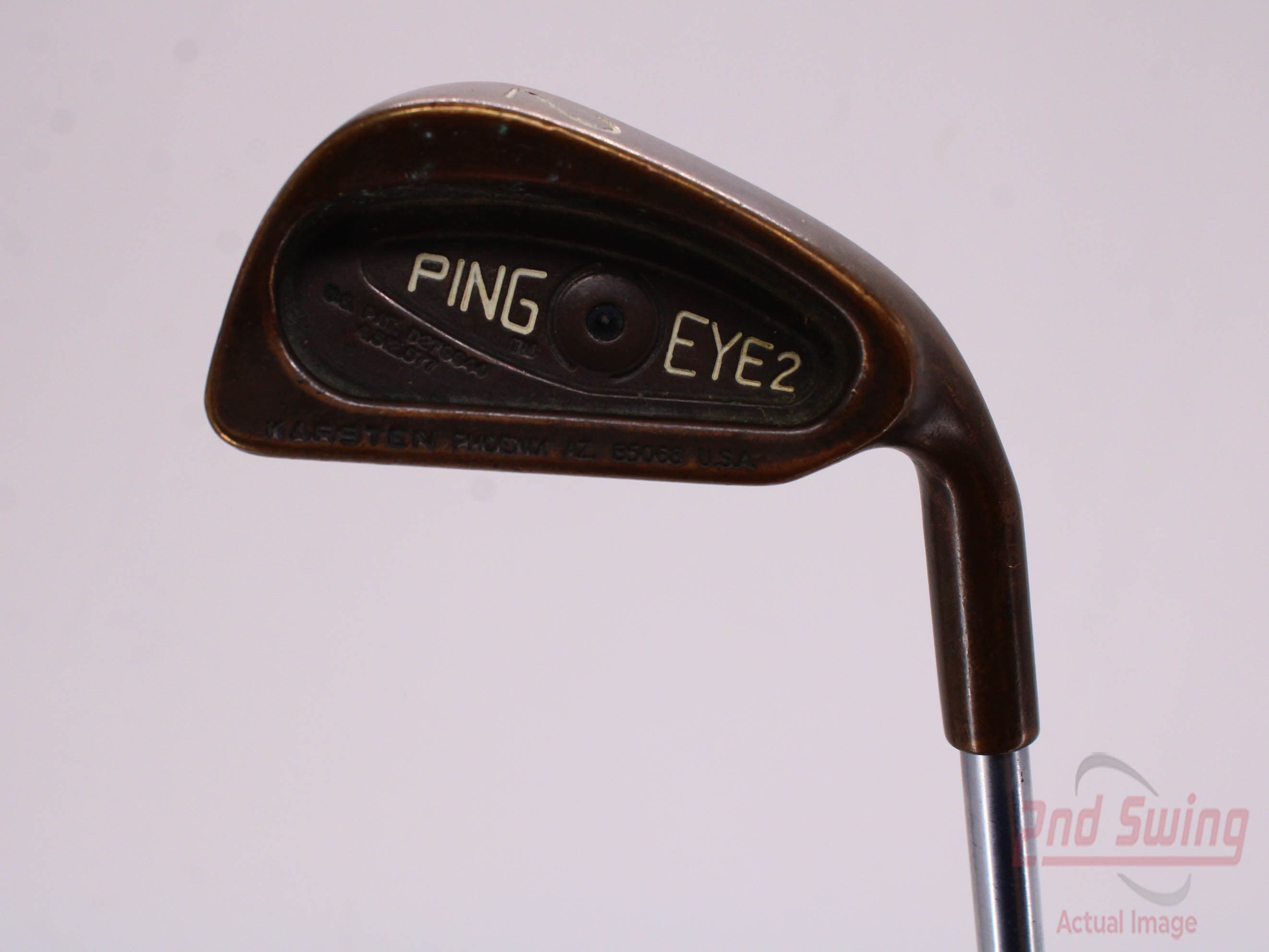 Ping Eye 2 Beryllium Copper Single Iron 2 Iron Project X Rifle Steel Regular Right Handed Black