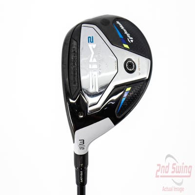 TaylorMade SIM2 Titanium Fairway Wood 3 Wood 3W 15° MCA Tensei AV Blue Raw 65 Graphite Regular Left Handed 43.5in