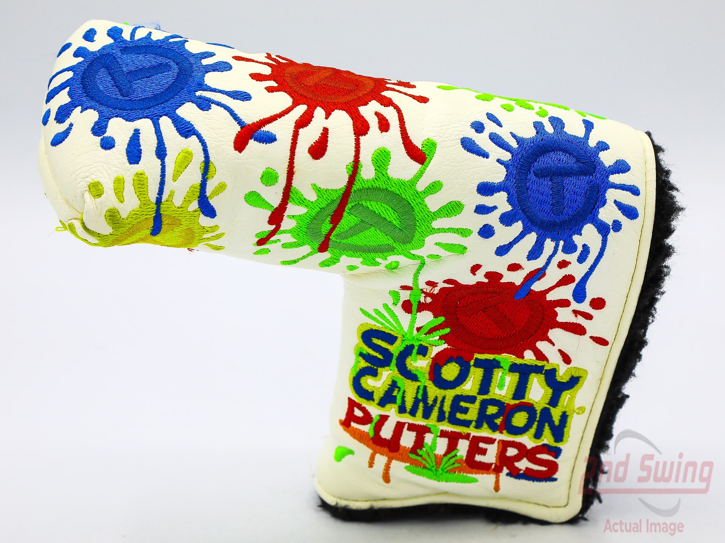 Scotty Cameron Tour Issue White Paint Splash Circle T Putter Headcover