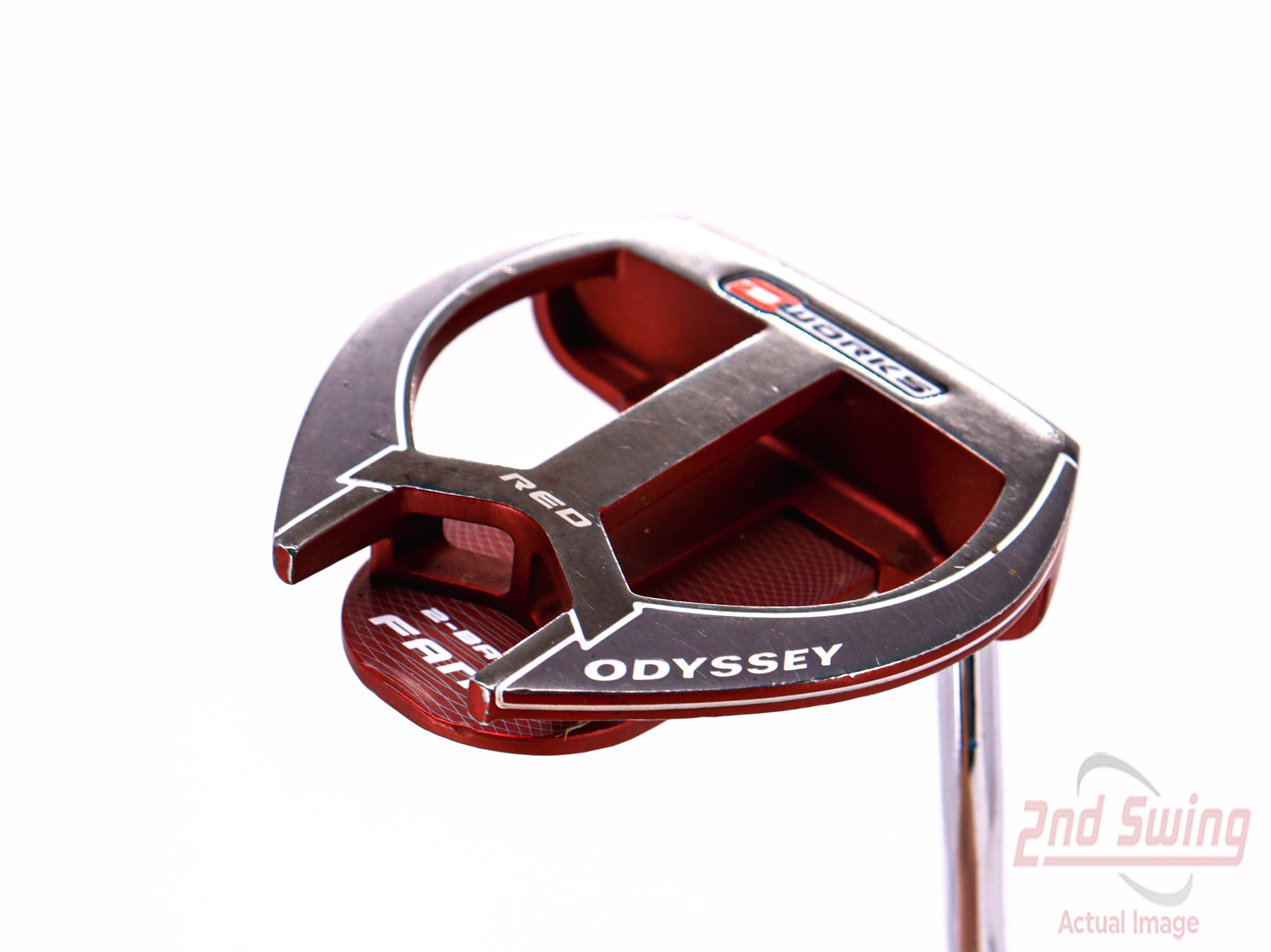 Odyssey O-Works Red 2-Ball Fang Putter (D-92333819273)