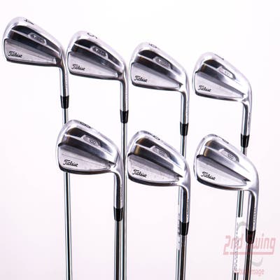 Titleist 2021 T100 Iron Set 4-PW True Temper AMT White S300 Steel Stiff Right Handed 38.25in