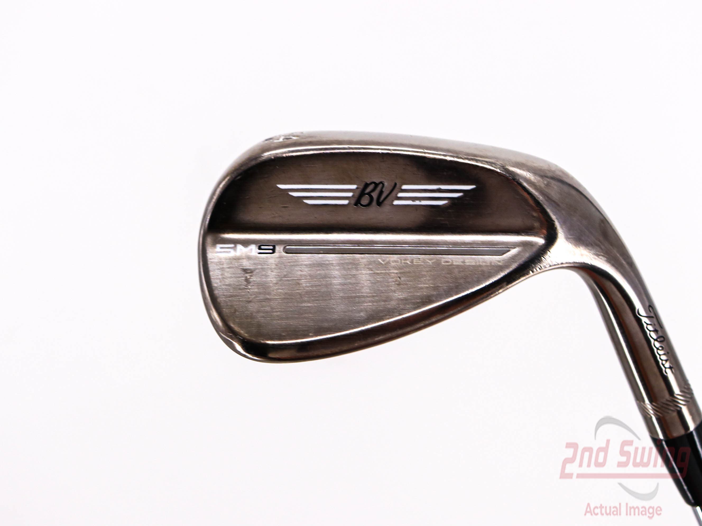 Titleist Vokey SM9 Brushed Steel Wedge (D-92333836327) | 2nd Swing