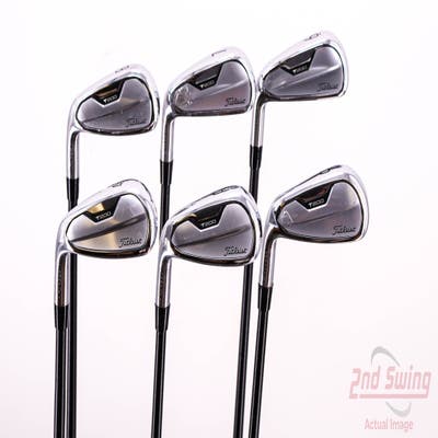 Titleist 2021 T200 Iron Set 6-PW AW LA Golf A Series Low 105 Graphite Stiff Left Handed 37.5in