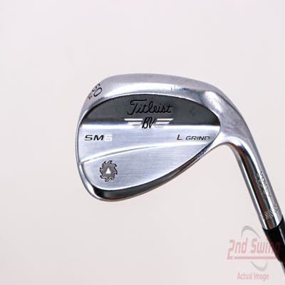 Titleist Vokey SM6 Tour Chrome Wedge Lob LW 60° 4 Deg Bounce L Grind SM6 BV Steel Wedge Flex Right Handed 35.0in